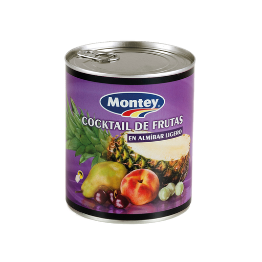[8436007955265] Cocktail de Frutas en Almibar Ligero Montey  840 gr