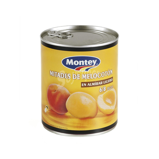 [8436033879887] Mitades de Melocoton en Almibar Ligero Montey 400 gr