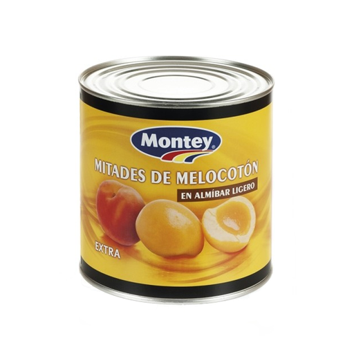 [8436007953278] Mitades de Melocoton en Almibar Ligero Montey 840 gr
