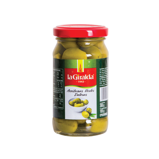 [7591015082240] Aceituna Entera La Giralda 200 gr