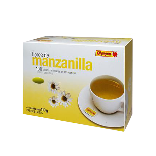 [7591221315507] Infusion de Manzanilla Olympia 110 gr (100 Unidades)