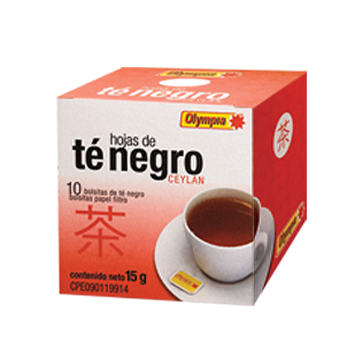 [7591221345559] Infusion de Te Negro Olympia 15 gr (10 Unidades)