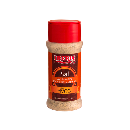[7591221031322] Sal Condimentada Para Aves Iberia 125 gr