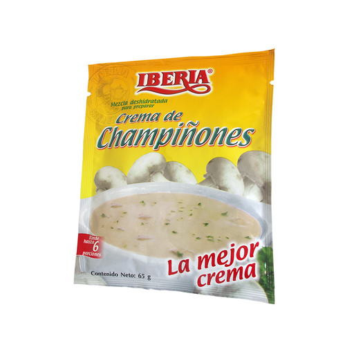 [7591221635117] Crema de Champiñones Iberia 55 gr