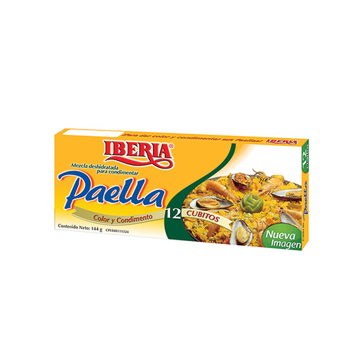 [7591221117347] Cubito para Paella Iberia 144 gr (12 Unidades)