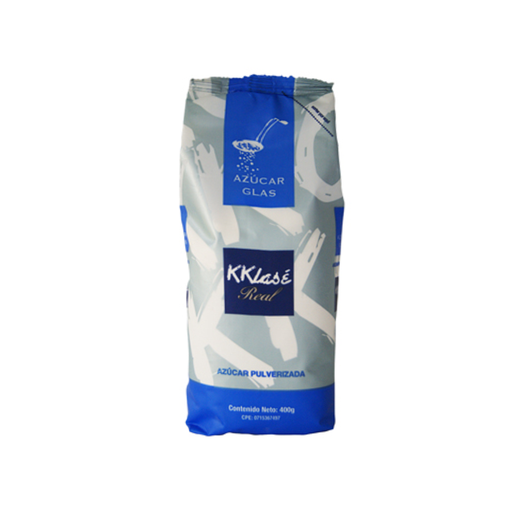 [7593094001655] Kklase Real Bolsa de 400 gr (Azucar Pulverizada)