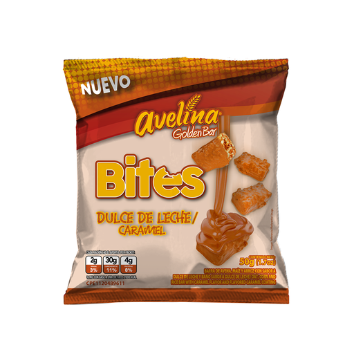 [7592450002831] Bites Dulce de Leche Avelina 50gr (4 Unidades)