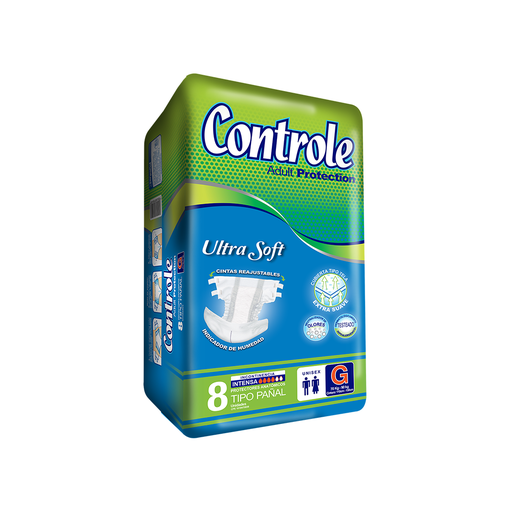 [7591248181321] Protector Anatómico Grande Controle (8 Unidades)