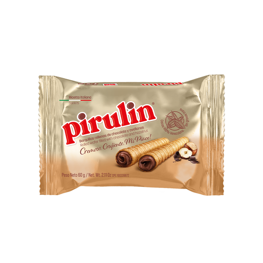 [7591675000127] Bandeja Pirulin de Chocolate 60 gr